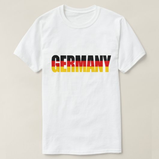 DUITSLAND Vlag T-shirt (Design voorkant)