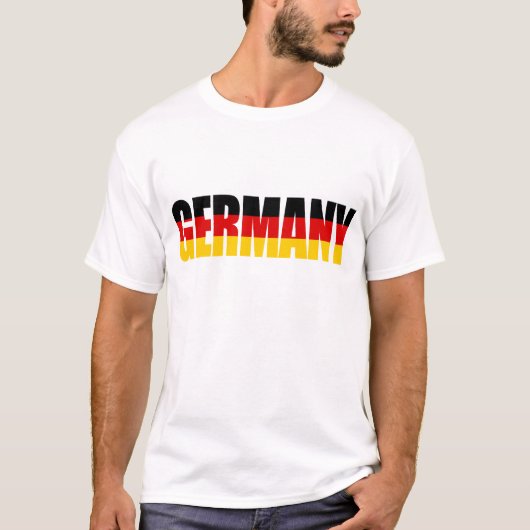 DUITSLAND Vlag T-shirt (Voorkant)