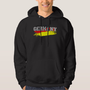 Duitsland vlag  verst Engeland retrovlag Hoodie