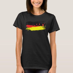 Duitsland vlag  verst Engeland retrovlag T-shirt