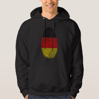 Duitsland Vlag Vingerafdruk Het zit in mijn DNA vo Hoodie