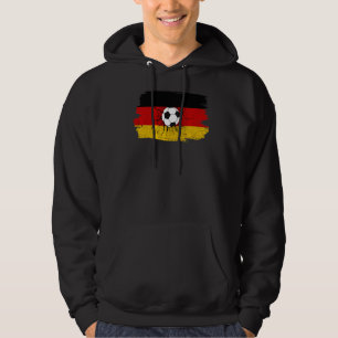 Duitsland Vlag Voetbal Football Duitsers Football  Hoodie