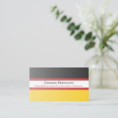 Duitsland vlag, volledig  Visitekaartje (Staand voorkant)