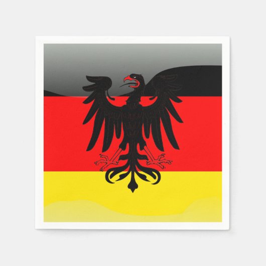 Duitsland vlag-Wapen Servetten (Voorkant)