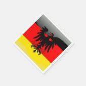 Duitsland vlag-Wapen Servetten (Hoek)