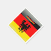 Duitsland vlag-Wapenschild Papieren servetten (Hoek)