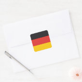 Duitsland vlag x20 sticker duitse vierkant (Envelop)