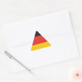 Duitsland Vlag x20 stickers Duitse driehoekige vla (Envelop)