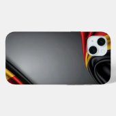Duitsland vlag zijde textuur Case-Mate iPhone case (Achterkant (horizontaal))