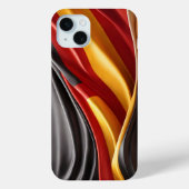 Duitsland vlag zijde textuur Case-Mate iPhone case (Achterkant)