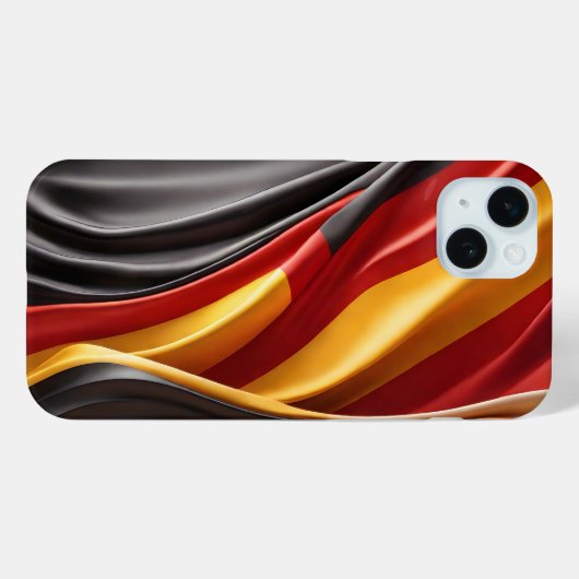 Duitsland vlag zijde textuur Case-Mate iPhone case (Achterkant (horizontaal))