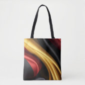 Duitsland vlag zijde textuur tote bag (Voorkant)