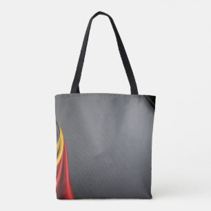 Duitsland vlag zijde textuur tote bag