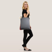 Duitsland vlag zijde textuur tote bag (Op model)