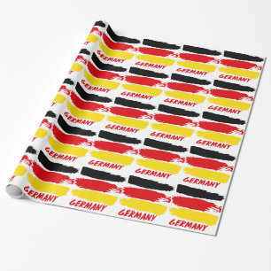 Duitsland vlaggen design cadeaupapier