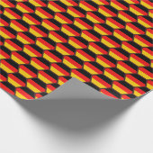 Duitsland Vlaggenhuiskrappelpapier Cadeaupapier (Hoek)