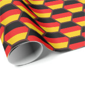 Duitsland Vlaggenhuiskrappelpapier Cadeaupapier (Rol Hoek)