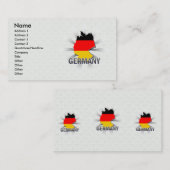 Duitsland - Vlaggenkaart 2.0 Visitekaartje (Voorkant / Achterkant)