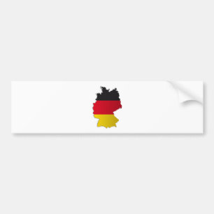 Duitsland - Vlaggenkaart Bumpersticker