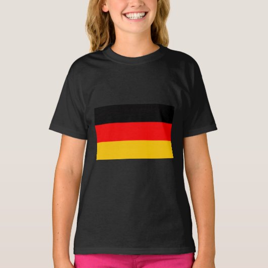 Duitsland Vlagontwerp T-shirt (Voorkant)