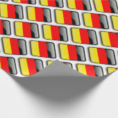 Duitsland vlagpapier cadeaupapier (Hoek)