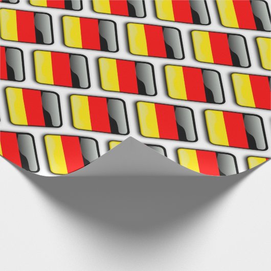 Duitsland vlagpapier cadeaupapier (Hoek)