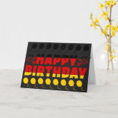 Duitsland: Vlagpatriottische verjaardag Kaart (Gele Bloem)