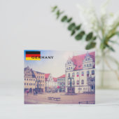 Duitsland vliegreizen toerisme briefkaart (Staand voorkant)