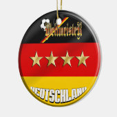 Duitsland Voetbal Keramisch Ornament (Links)