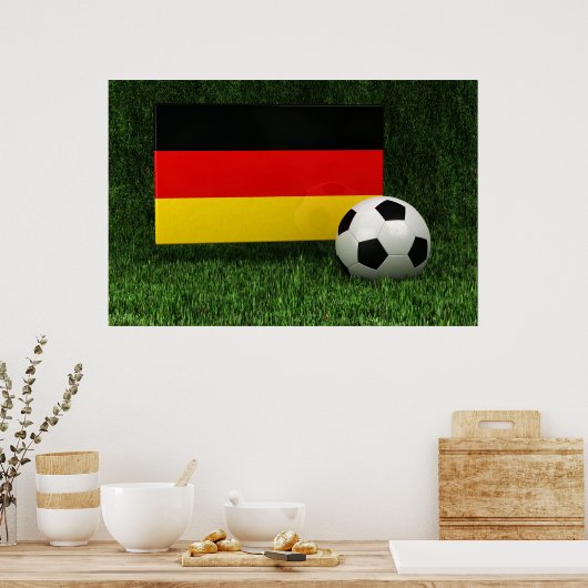Duitsland Voetbal Poster (Keuken)