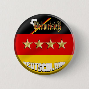 Duitsland Voetbal Ronde Button 5,7 Cm