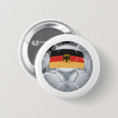 Duitsland Voetbal Ronde Button 5,7 Cm (Voorkant /achterkant)