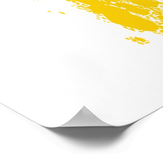 Duitsland voetbal splash artwork-supporter poster (Hoek)