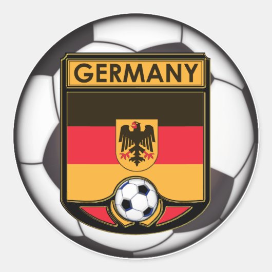 Duitsland Voetbal Stickers (Voorkant)