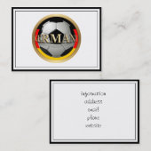 Duitsland Voetbal Visitekaartje (Voorkant / Achterkant)