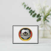 Duitsland Voetbal Visitekaartje (Staand voorkant)