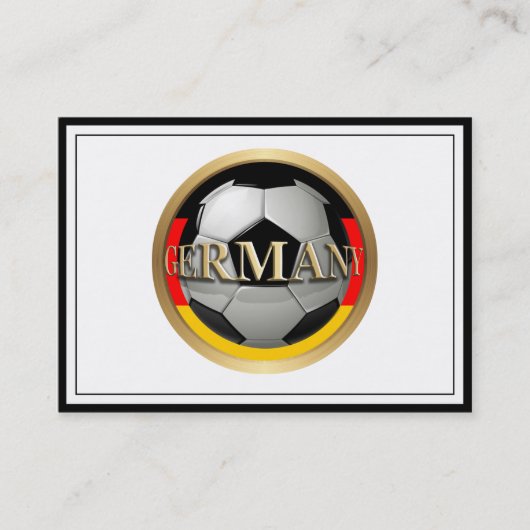Duitsland Voetbal Visitekaartje (Voorkant)
