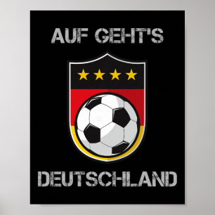 Duitsland Voetbal Voetbalelftal Duitsland Nationaa Poster