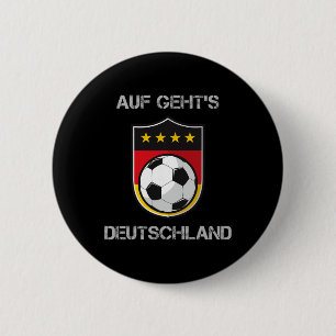 Duitsland Voetbal Voetbalelftal Duitsland Nationaa Ronde Button 5,7 Cm