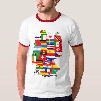 Duitsland — Voetbalkaart 2006 T-shirt