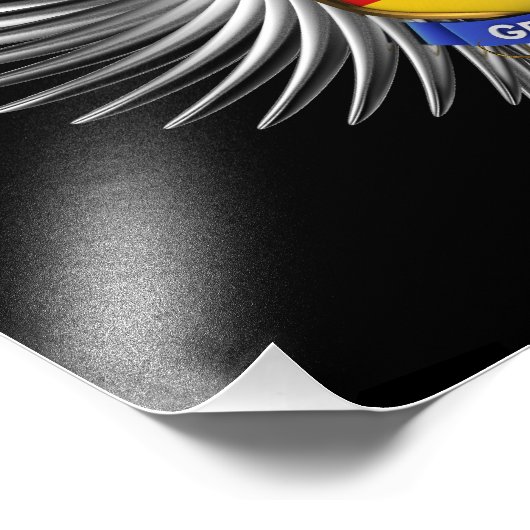 Duitsland voetbalkampioenen foto afdruk (Hoek)