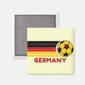 Duitsland Voetbalmagneet Magneet (Voorkant / Achterkant)
