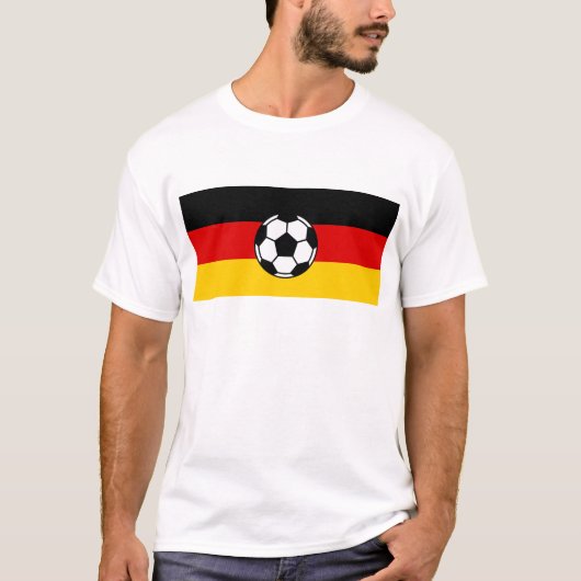 Duitsland Voetbalnatie T-shirt (Voorkant)