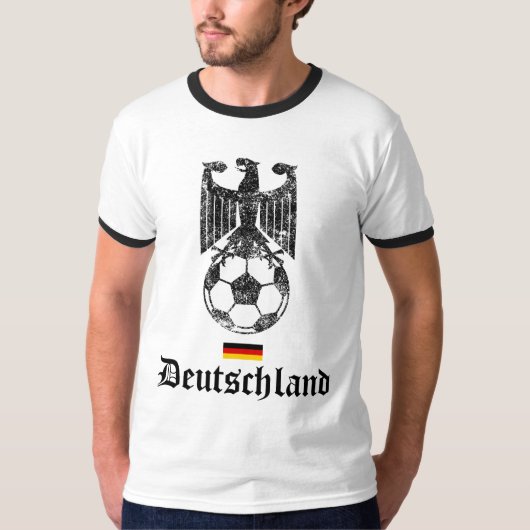 Duitsland Voetbalnatie T-shirt (Voorkant)