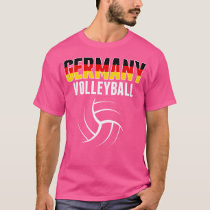 Duitsland Volleybal Liefhebbers Jersey Duitse vlag T-shirt