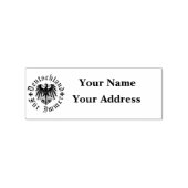 Duitsland voor altijd/ zwarte adelaar/ retouradres rubberstempel (Afrduk)