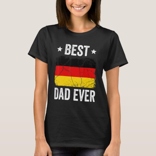 Duitsland voor mannen beste vader ooit t-shirt (Voorkant)