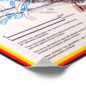 " Duitsland: WALL-kaart 1962 ... Poster (Hoek)