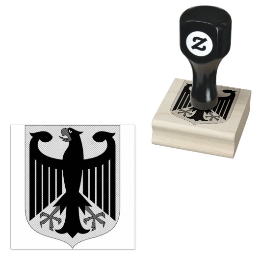 Duitsland wapen rubber stempel (Gestempeld)