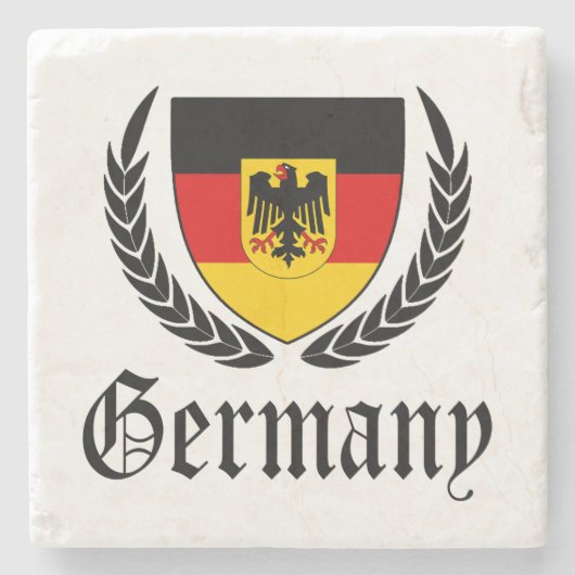 Duitsland Wapen Stenen Onderzetter (Voorkant)